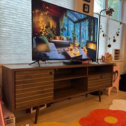 Mid-Century Modern TV Stand 71”