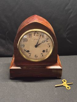 New Haven Tambour Mantel Clock