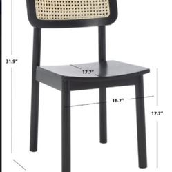 SAFAVIEH "Egon" Farmhouse Dining Chairs (Set of 2) Brand New