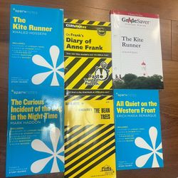 Cliff Notes Spark Notes Books