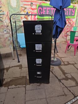 4 drawer file cabinet