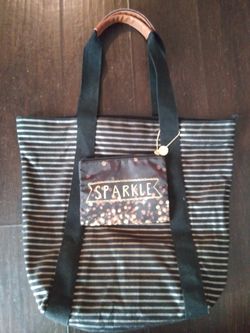 Bath body works tote and make up bag