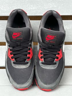 Nike Air Max 90 [Authentic] Anthracite/Summit White/Black/Mystic Red FB9658-001