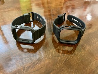 Set Of 2 Rugged Apple Watch Bands