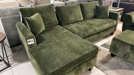 OM• $38 Initial • Brand New Living Room Couch Set Sectional with Chaise Sofa and ottoman