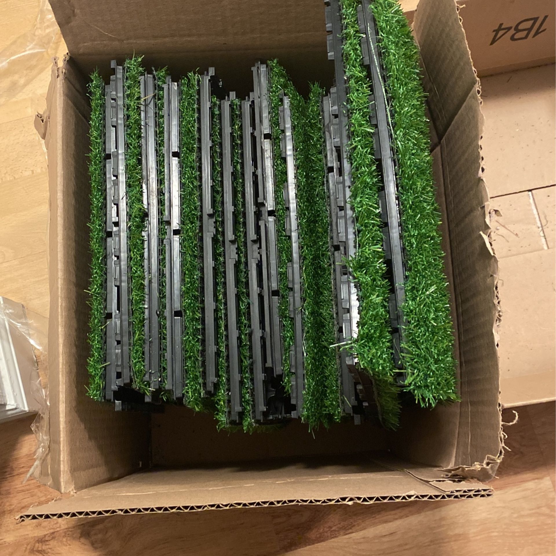 12 Foux Grass IKEA Runnen Patio Tiles New, Without Box,. Sells At IKEA For 39.99 Box Of 9