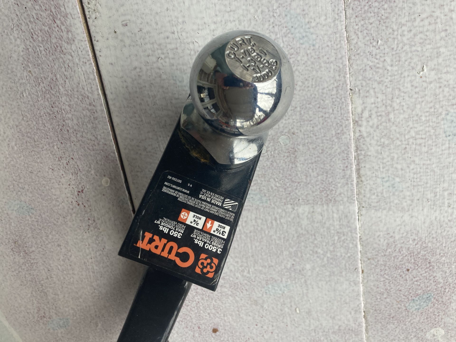 1 1/4” Trailer Hitch with 1 7/8” Ball … US Made