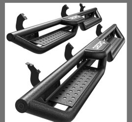6" Running Boards Compatible With 2022-2026 Toyota Tundra Double Cab (2 Half-Size Rear Doors), Bolt-O