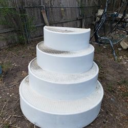 Wedding Cake Pool Steps