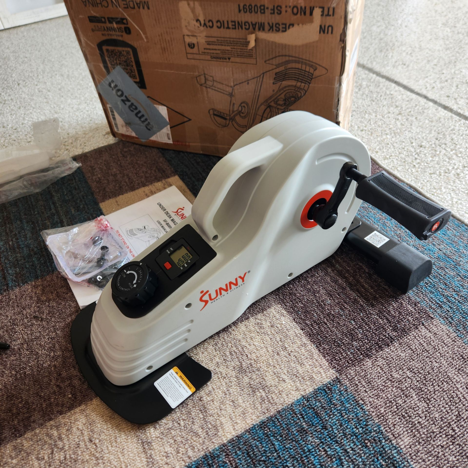 Under desk elliptical