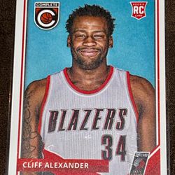 RC Cliff Alexander 2015-16 Panini Complete