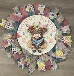 Howdy Easter Wreath