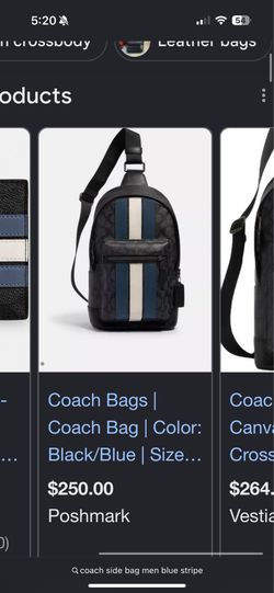 Coach crossbody Men