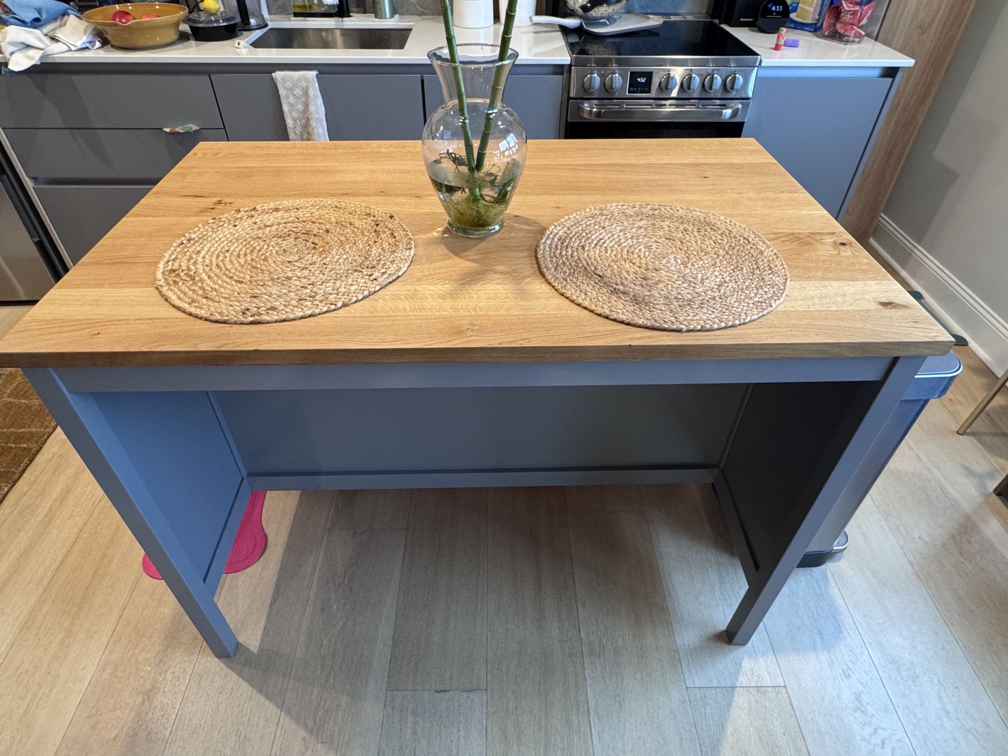 Ikea Kitchen Island (Assembled) - Fishtown - $350 (Fishtown)