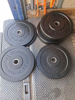 Bumper Plates 250lbs