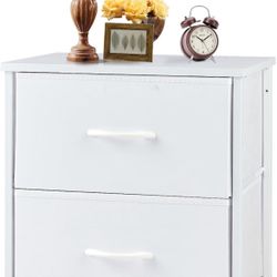 2 Pack / 2 Drawer Dresser/ Nightstand