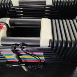 125 lb Powerblock Dumbbells