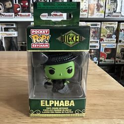 Elphaba Wicked Funko Pocket Pop Keychain Movies Wizard Oz Witch West Figure Toy