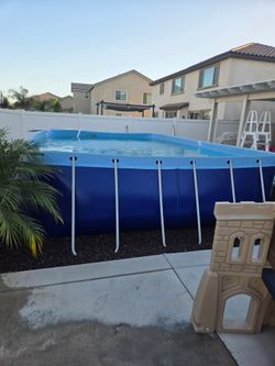Large Rectangular Above Ground Swimming Pool