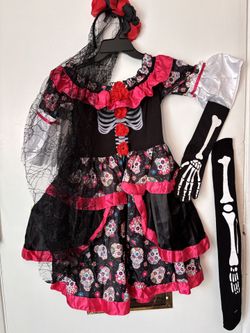 Dia Del Los muertos Costume Brand New