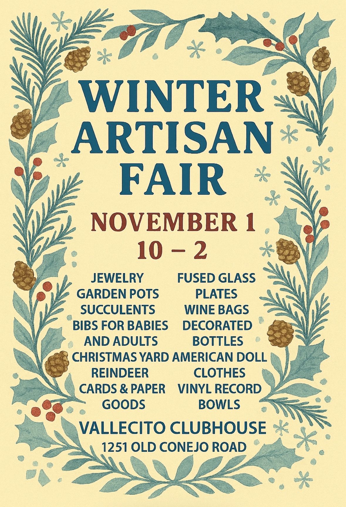 Free Admission Artisan Show