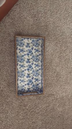 Little storage blue floral