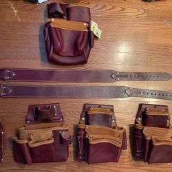 Real Occidental Leather Tool Bags Sold Together Or Separate 