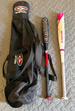 Title: Easton Youth Baseball/Softball Starter Bundle – 2 Bats & Equipment Bag