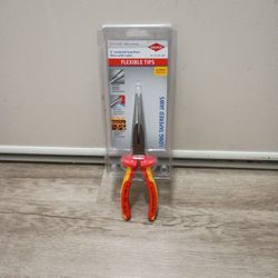 Knipex 8" Insulated Long Nose Pliers 