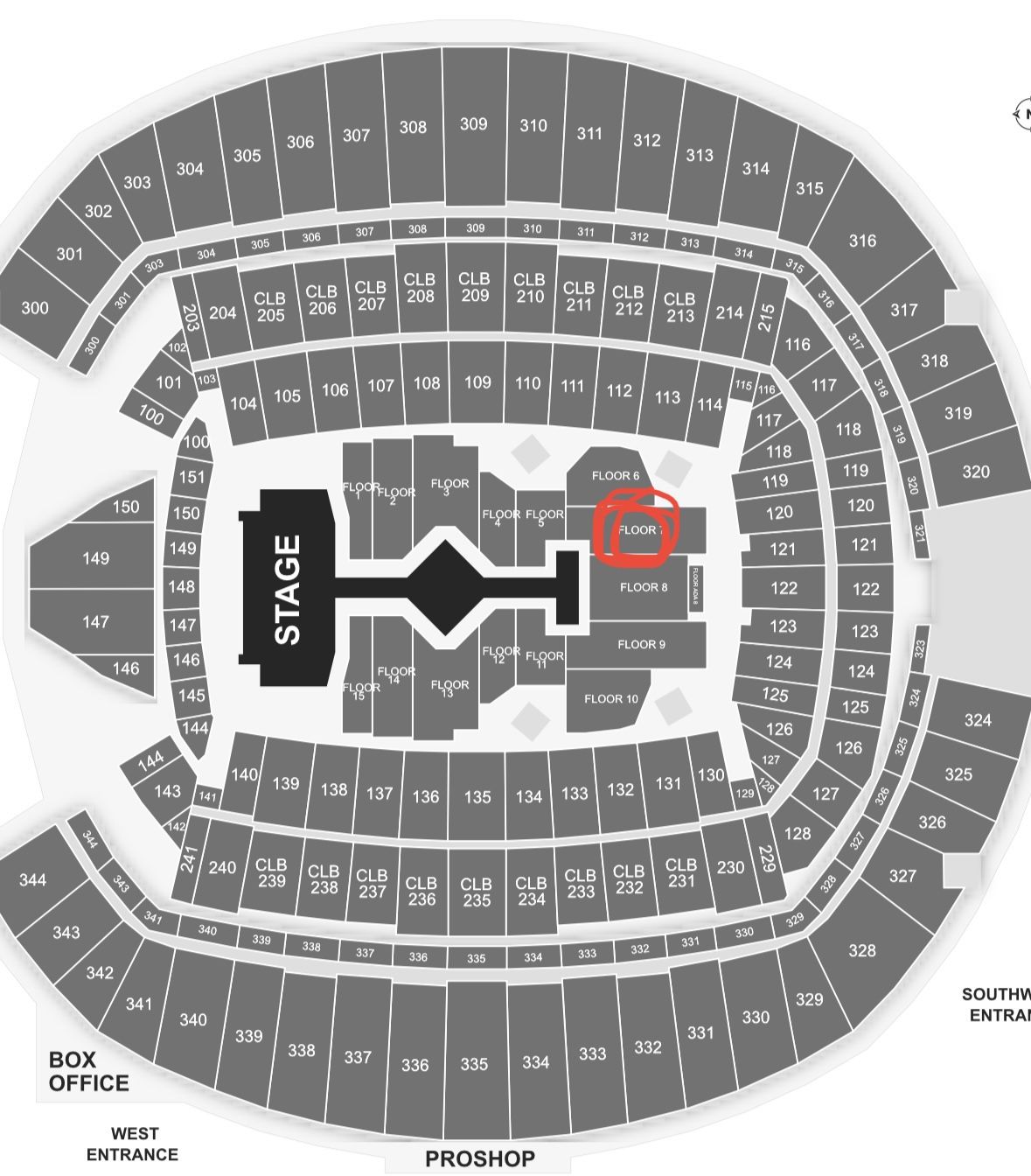Seattle Taylor Swift Floor Tickets