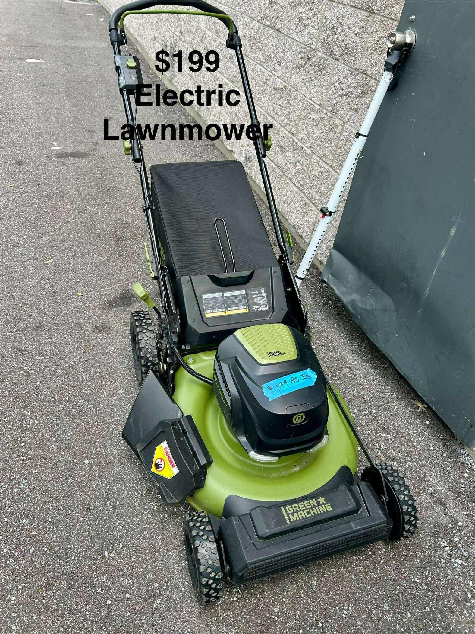 Green Machine Electric Lawn Mower