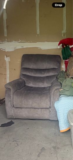 Grey recliner