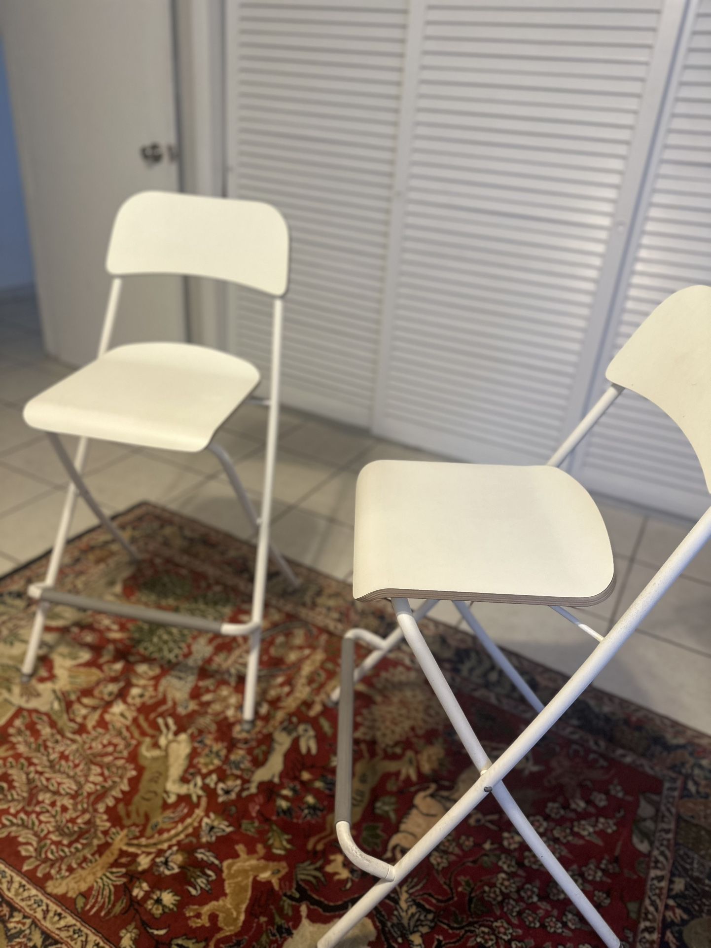 IKEA FRANKLIN Folding Bar Stools (Set of 2) – Like New!