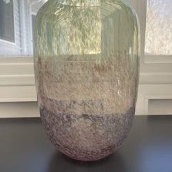 Large Glass Vase.  