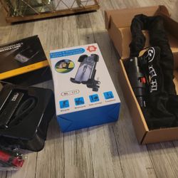 Bicycle Set Included Lock, Phone Holder And Front And Rear Light