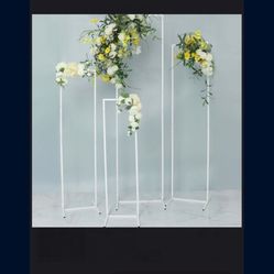 White Metal Wedding Arches