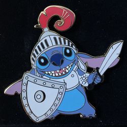 Disney Stitch As a Knight Pin