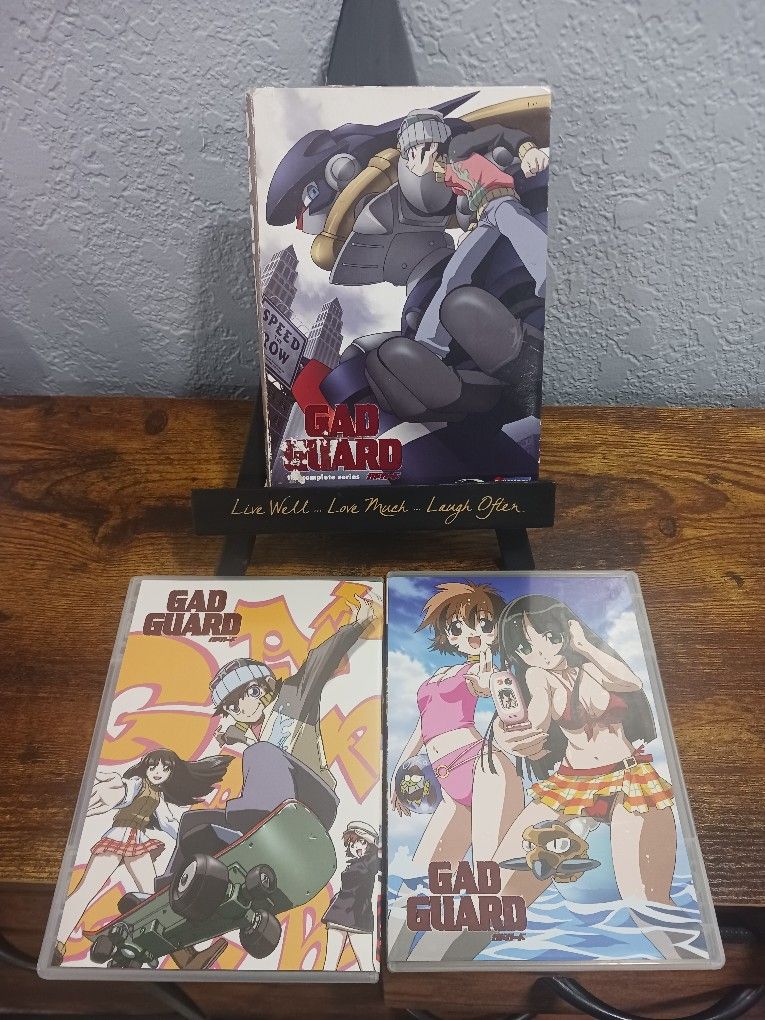 Gad Guard – The Complete Series (FUNimation/GONZO, 4-DVD Set, 2003) ●Mint Discs