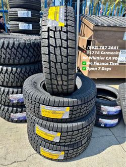 31x10.50R15LT Land Golden Off Road Tires Todo Terreno New Set of Tires Installed and Balanced Set de Llantas Nuevas Instaladas y Balanceadas