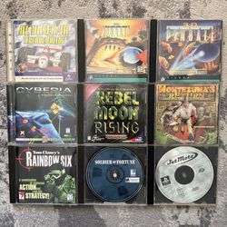 Retro Game Lot - 9 Classics (PS1 & PC)