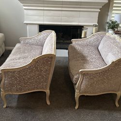 French vintage love seats