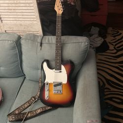 Donner Left Handed /  Converted To Right Hand Guitar