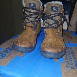 Ugg Cecile Waterproof Leather Boots 