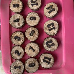 Rustic Reception Table Numbers 
