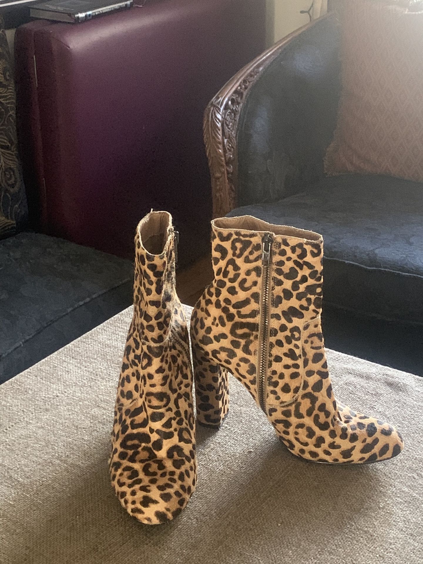 Cheetah Pump Boots 