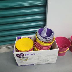Buckets for Centerpieces