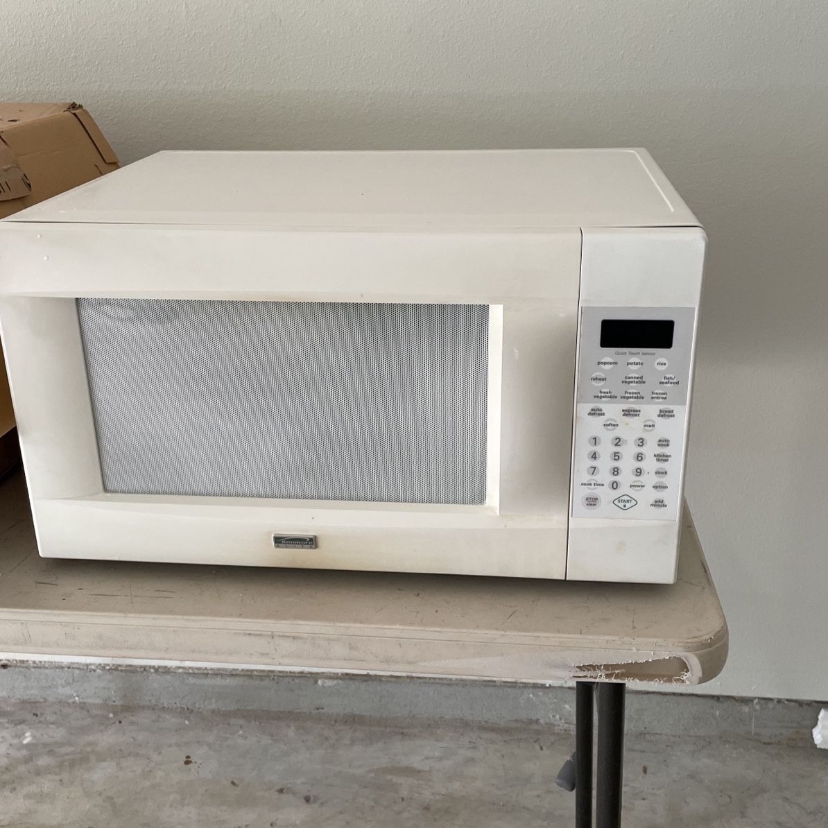 White Over The Stove Kenmore Microwave $50 for Sale in West Palm Beach, FL  - OfferUp