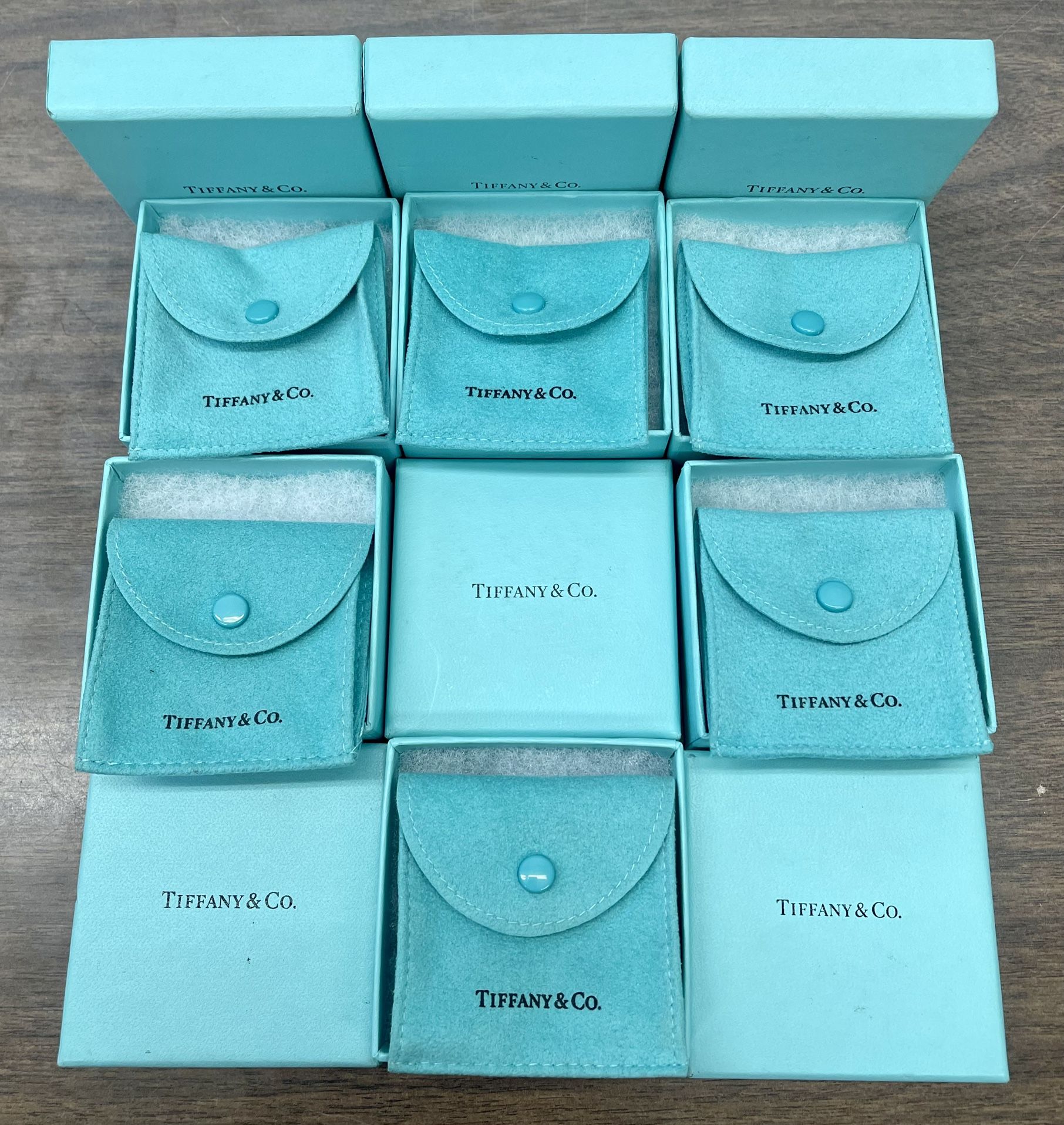 6 Tiffany & Co Gift Boxes With Pouch