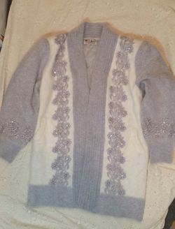 Angora cardigan