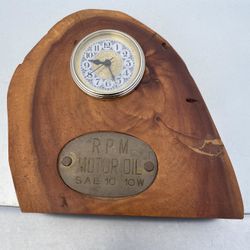 Vintage Brass RPM Clock